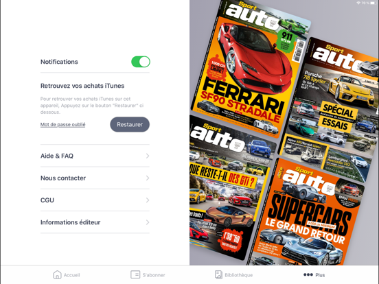 Sport Auto Magazine iPad screenshot