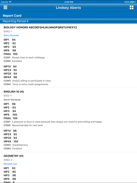 Screenshot #3 for eSchoolPLUS Family