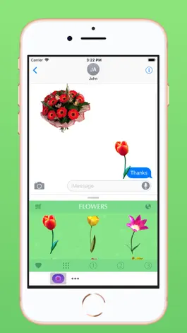 Game screenshot Flowers Stickers for Messages mod apk