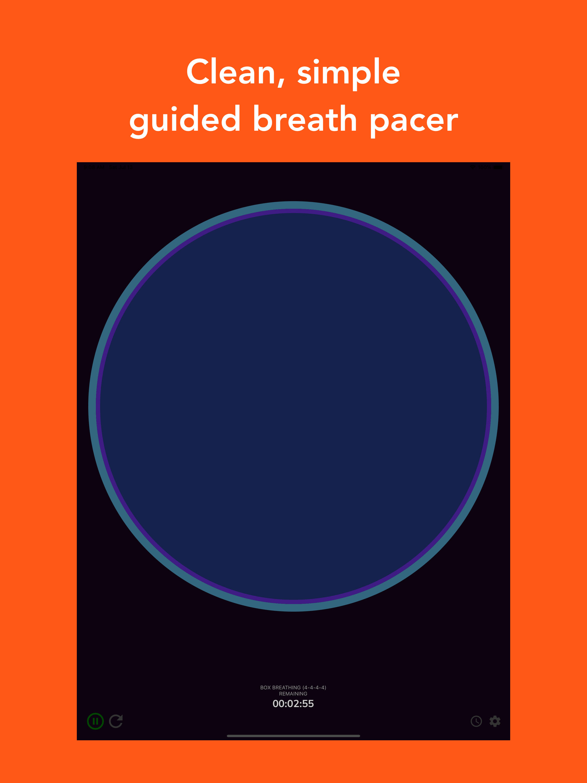 Awesome Breathing: Pacer Timer