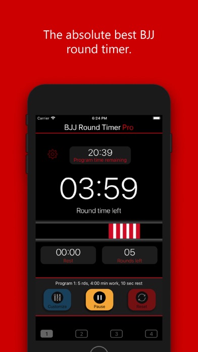 BJJ Round Timer Pro Screenshot