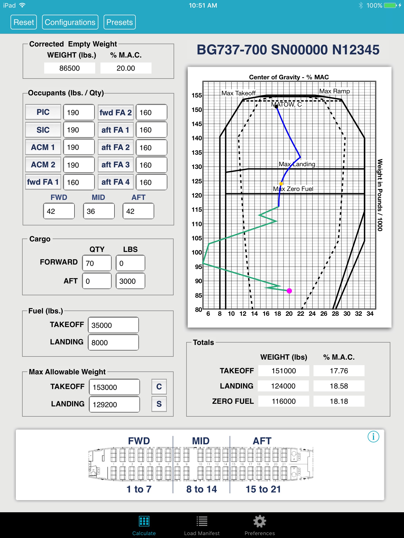 iFly Weight and Balance screenshot 4