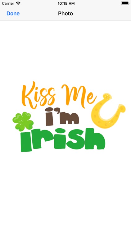 St.Patrick Lucky Green Sticker