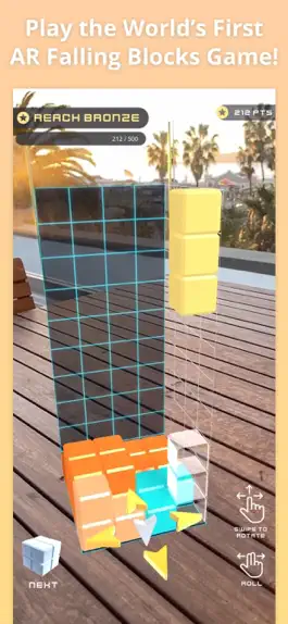 Game screenshot Fallocks! AR Falling Blocks mod apk