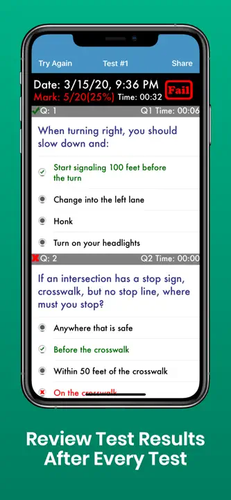 DMV Driving Permit Test Prep: Screenshot 9 von 9