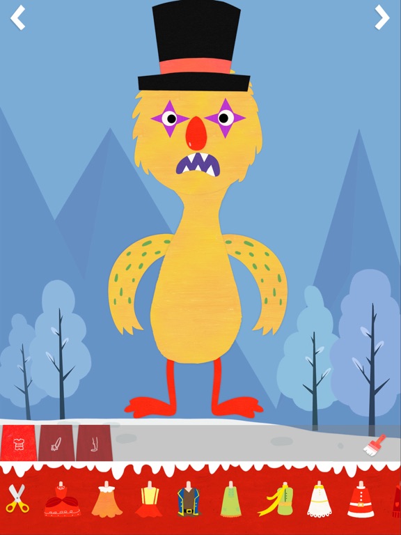 Christmas Paperman Art Game iPad screenshot