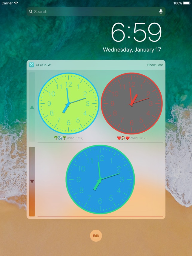 Clock Widget On The App Store