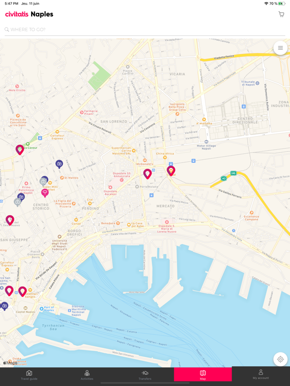 Naples Guide by Civitatis.com iPad screenshot 4 - Travel app