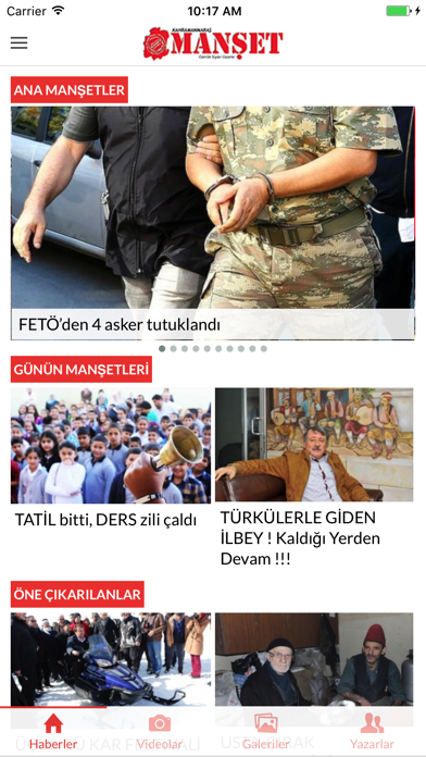 Kahramanmaraş Manşet Gazetesi Screenshot