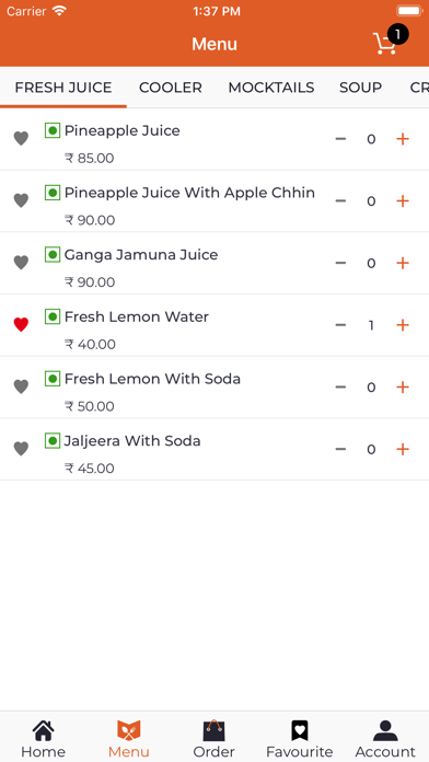 Zesty Treat Food Delivery screenshot