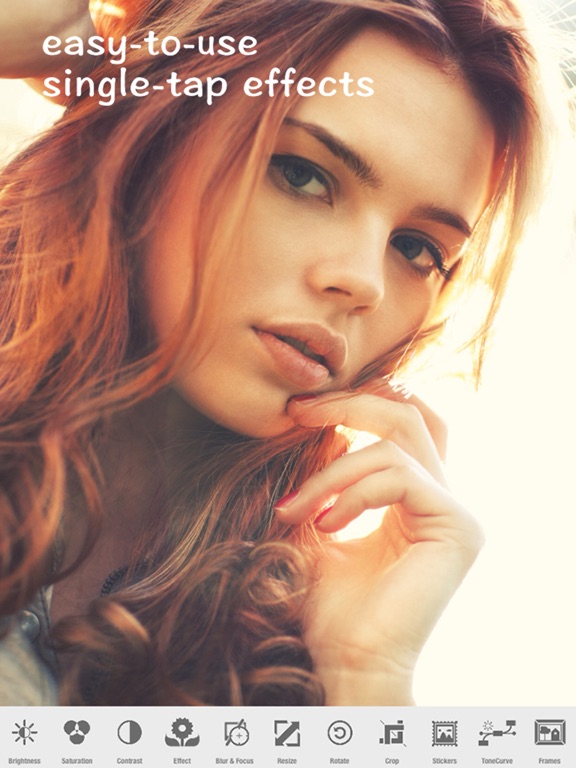 Muse Photo Editor iPad screenshot 1 - Photo & Video app