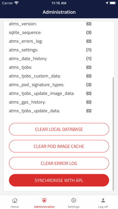 Advanced Delivery Tracker Screenshot
