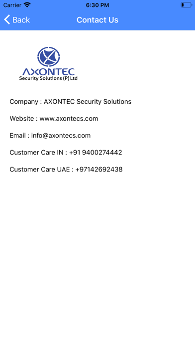 App screenshot