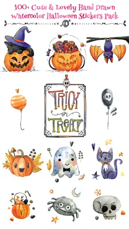 Game screenshot Nice Watercolor Halloween Pack mod apk