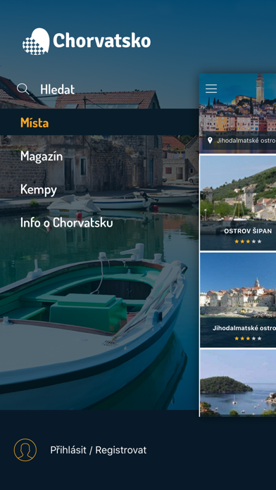 Screenshot #1 pour Chorvatsko.cz