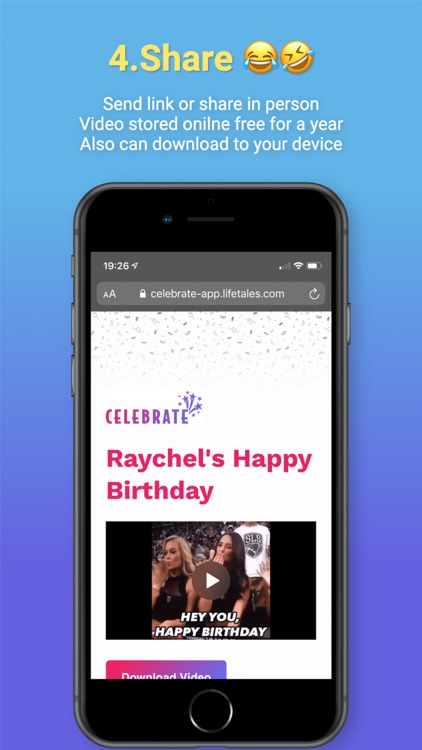 Celebrate: group video gifts screenshot-4