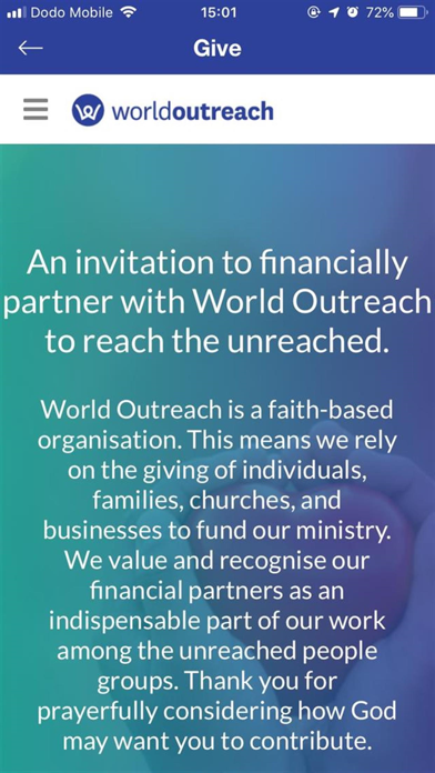 World Outreach International Screenshot