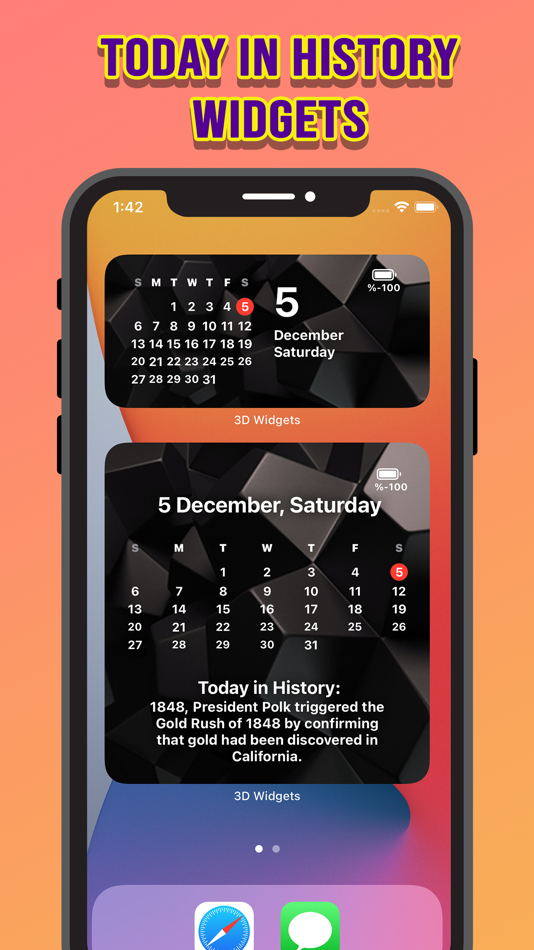 #3. 3D Widgets (iOS) By: Onder Gulsevdi
