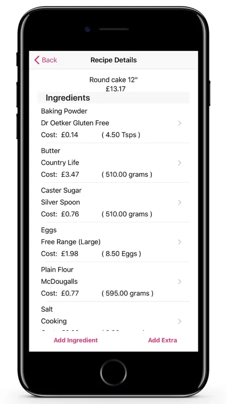 Cost A Cake Pro screenshot 7 of 9