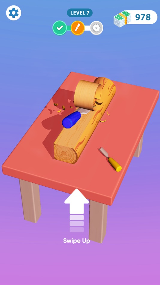 #3. Lumberjack 3D: Be a Carpenter (iOS) 由: Saqib Ali