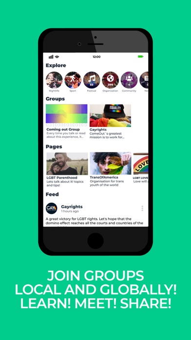 ComeOut - LGBTQ friends chat Screenshot