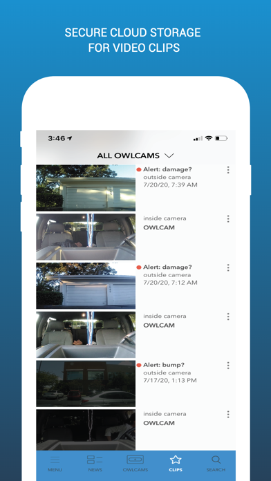 Owlcam Video Security Dash Cam Screenshot