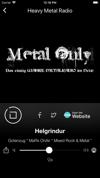 Heavy Metal Music & Hard Rock iPhone screenshot 5 - Music app