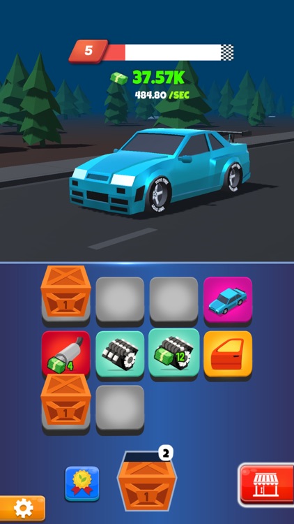 Night Race - Idle Car Merger