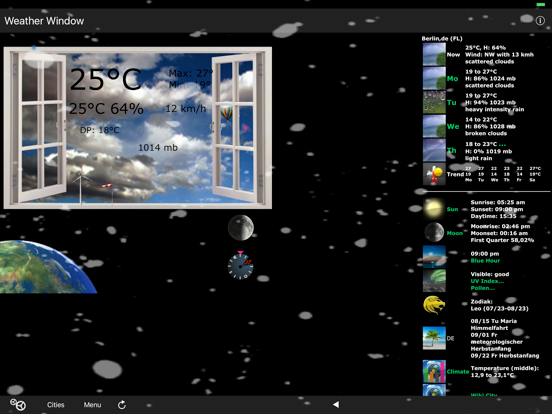 Weather Window iPad screenshot 4 - Weather app