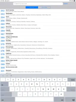 Area Code Directory screenshot 6