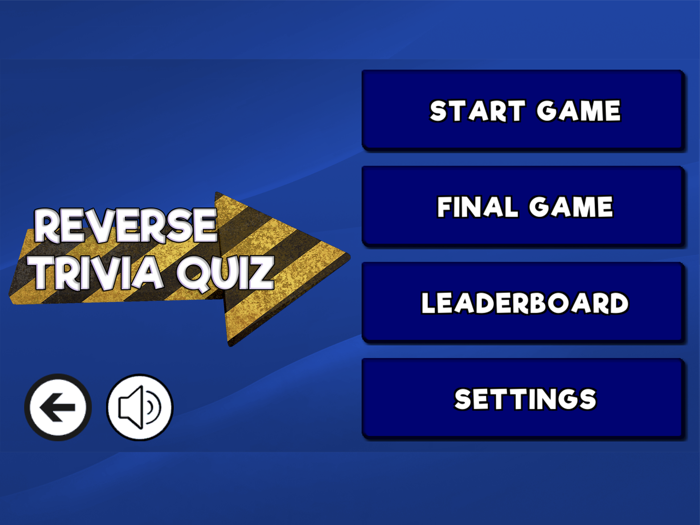 Trivia Game Reverse Quiz