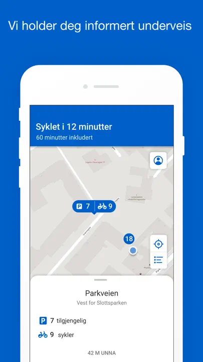 Oslo Bysykkel For IPhone iPhone-skjermbilde 2