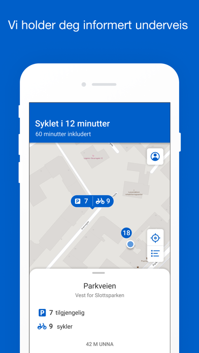 Screenshot #2 pour Oslo Bysykkel for iPhone