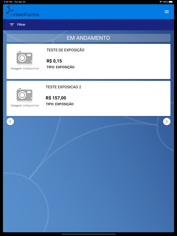 MyLinked iPad screenshot