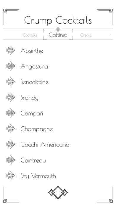 Crump Cocktails Screenshot