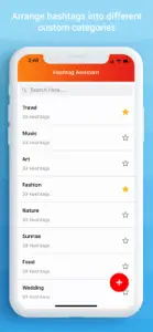 Hashtag Organizer screenshot #1 for iPhone