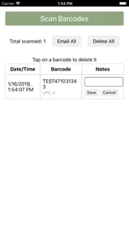ws barcode scanner iphone screenshot 3