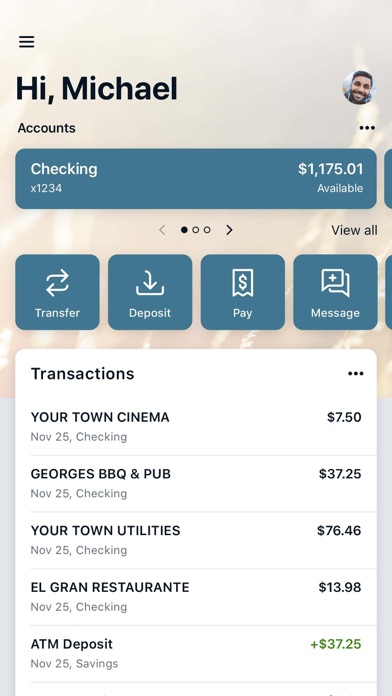 Alliance Community Bank App Screenshot