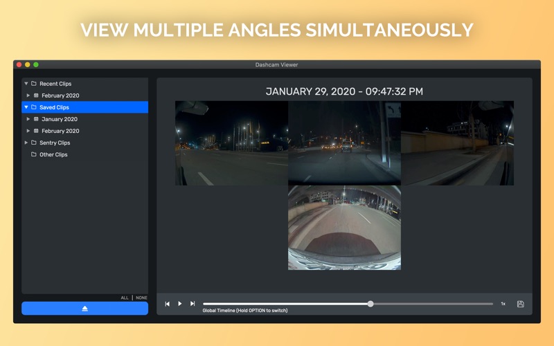 Screenshot #1 pour Dashcam Viewer for Tesla Cars