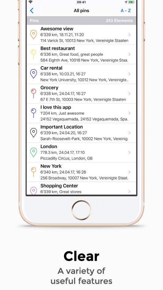 #5. Contact Map - The Map Tool (iOS) Podle: Nicolas Schotten