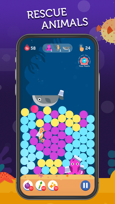 Bubblesome – Clean the Ocean! Screenshot