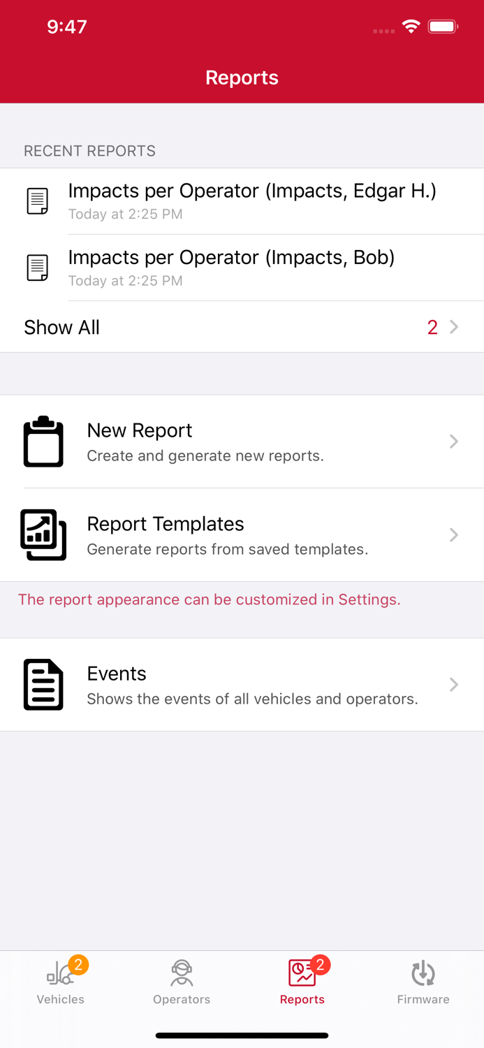 PowerFleet Control Center