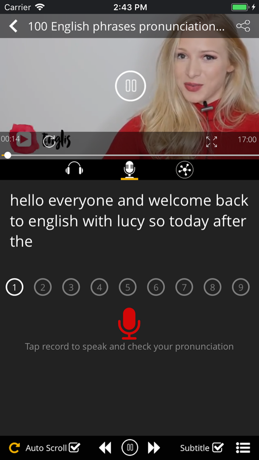 #1. English Subtitle: Learn Engvid (iOS) By: Loc Nguyen
