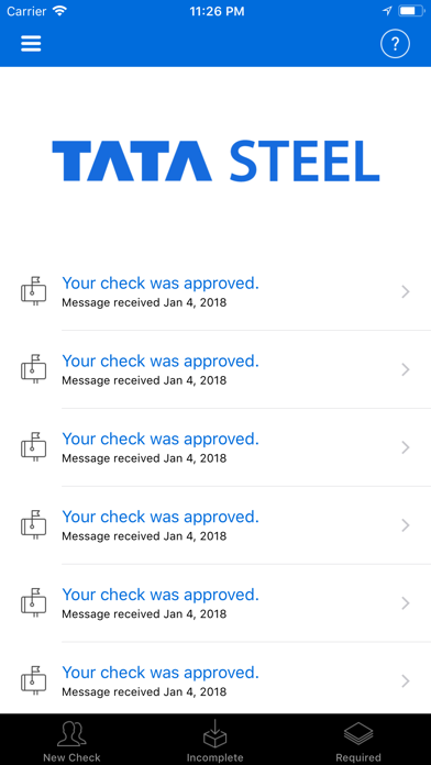 Tata Steel Right to Work Screenshot
