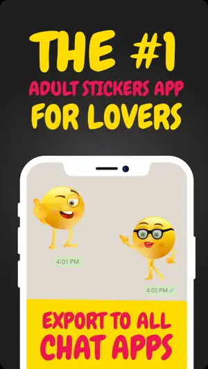 AdultMoji: Adult Emoji Sticker screenshot 1