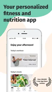 8fit workouts & meal planner iphone screenshot 1
