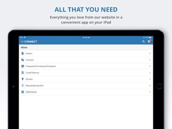 ISN MyConnect iPad screenshot 5 - Business app