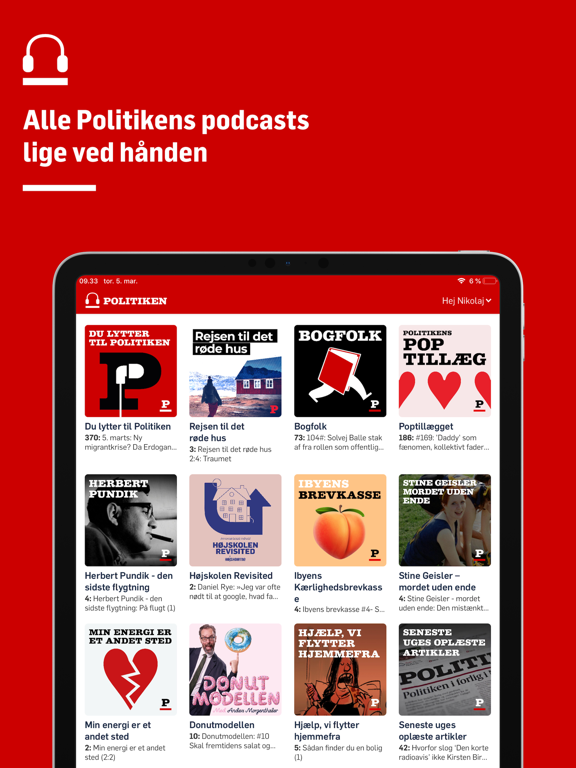 Screenshot #4 pour Politiken Podcast