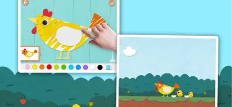 Paper Plate Art Game:Kids Art