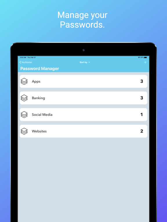 Screenshot #4 for KeyMaster Manager